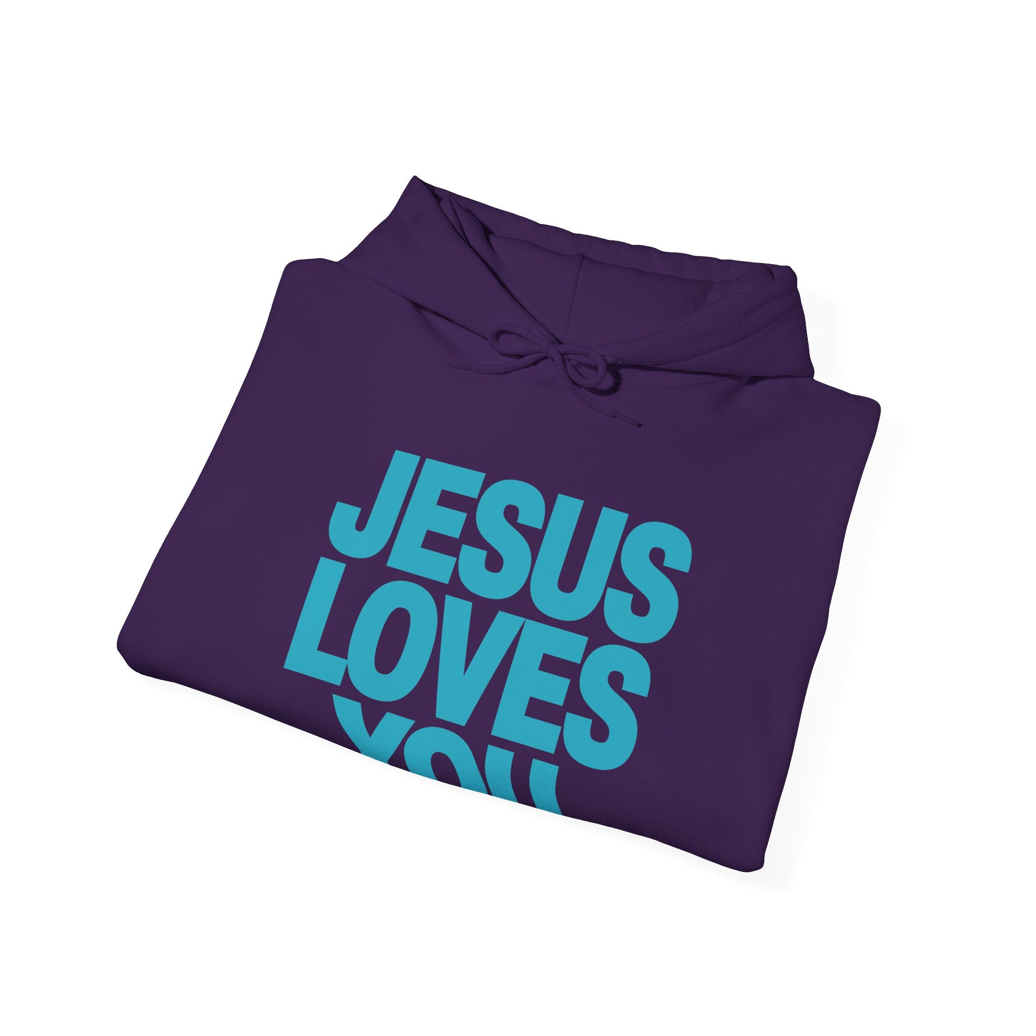 JESUS LOVES YOU. Heavy Blend™ Hoodie