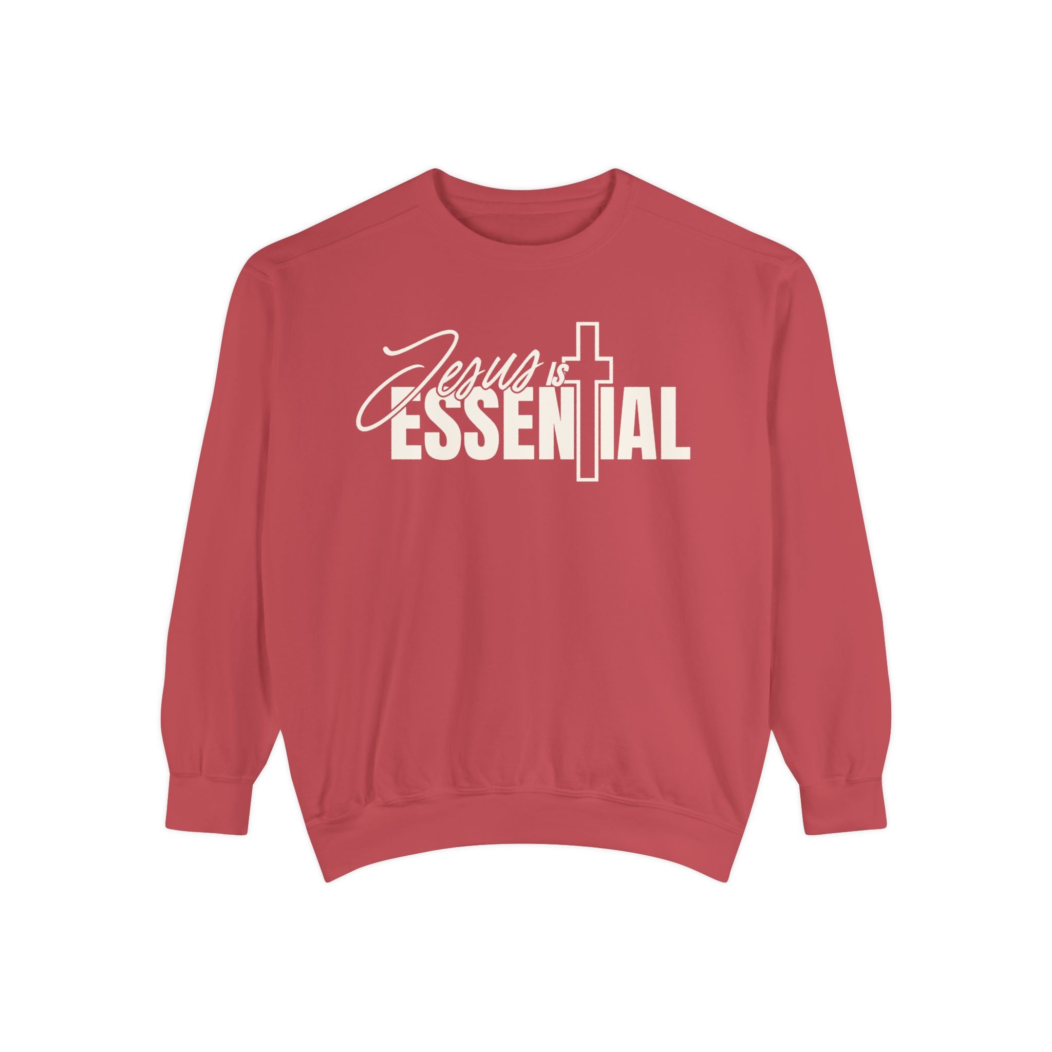 Jesus Is Essential Crewneck Unisex Sweatshirt