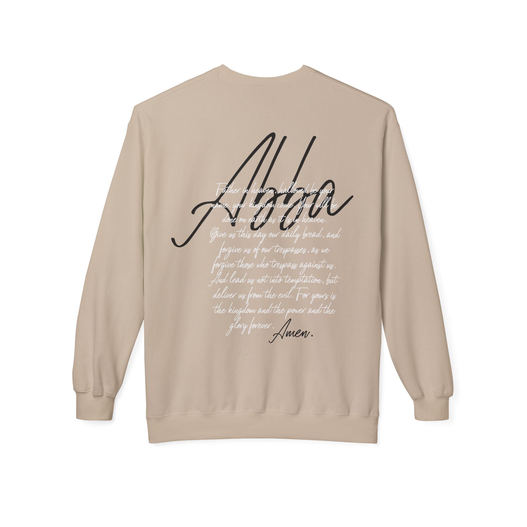 Matthew x Abba Sweatshirt | Christian Crewneck | The Lord’s Prayer Design