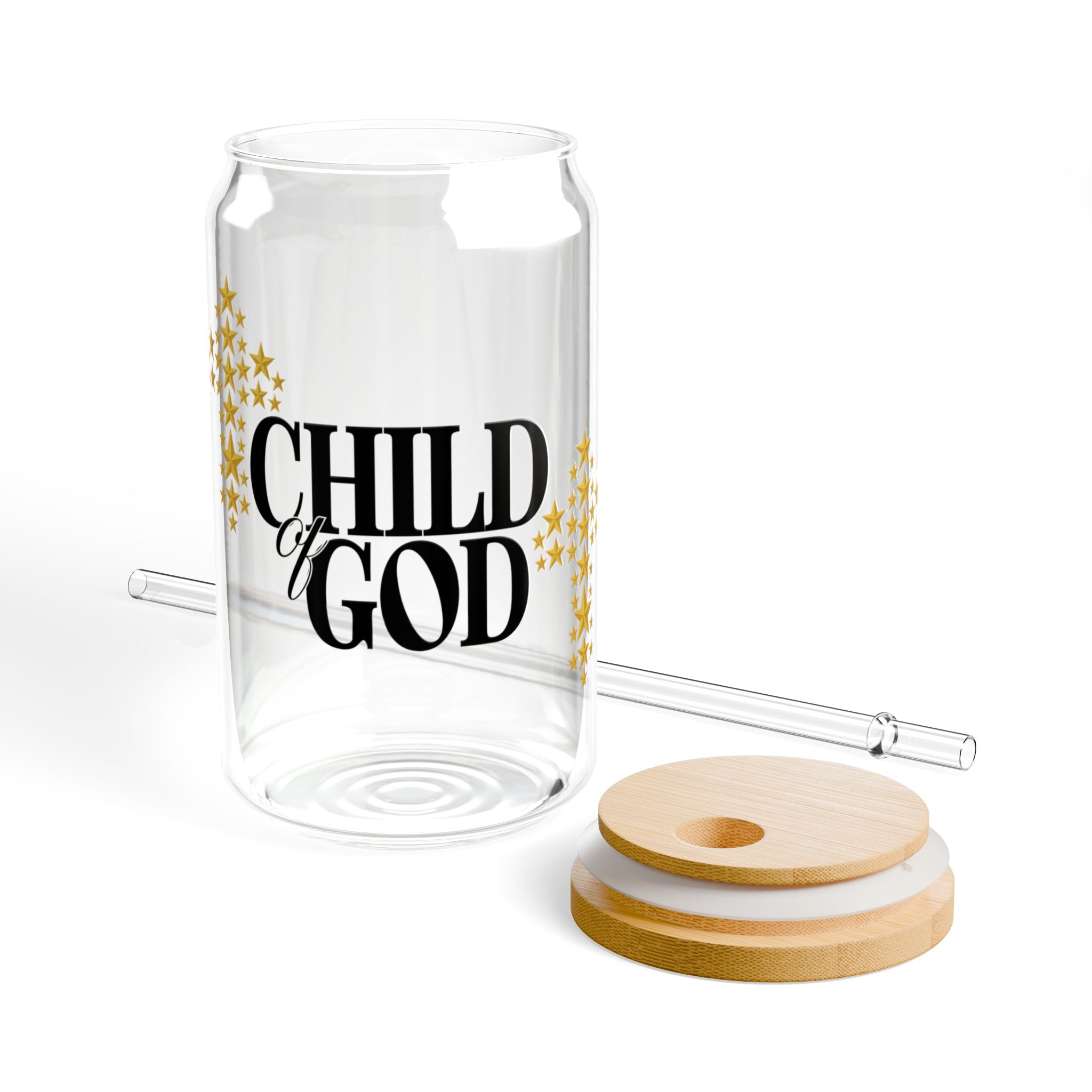 Child of God Glass Can Tumbler