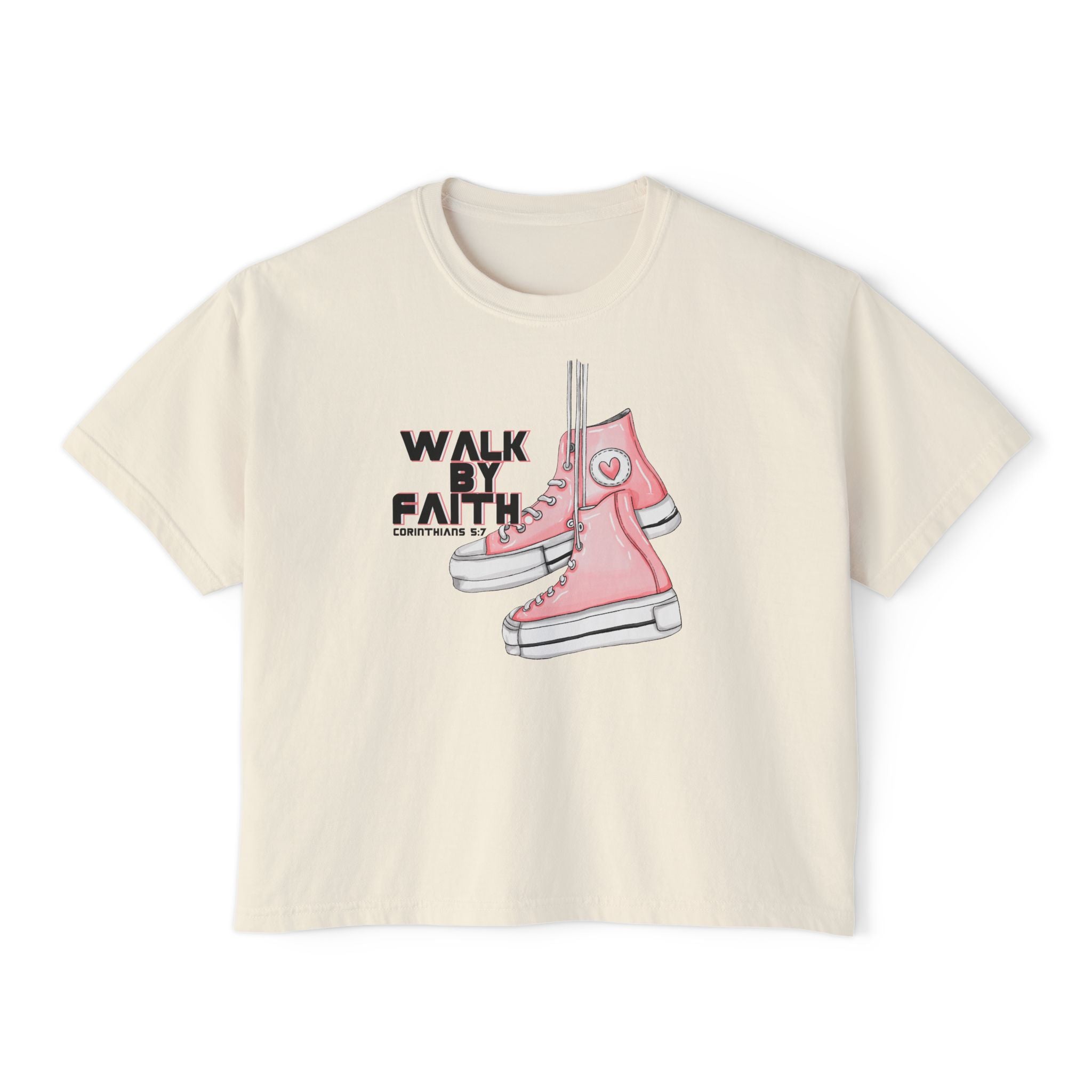 Walk By Faith Women’s Boxy Tee