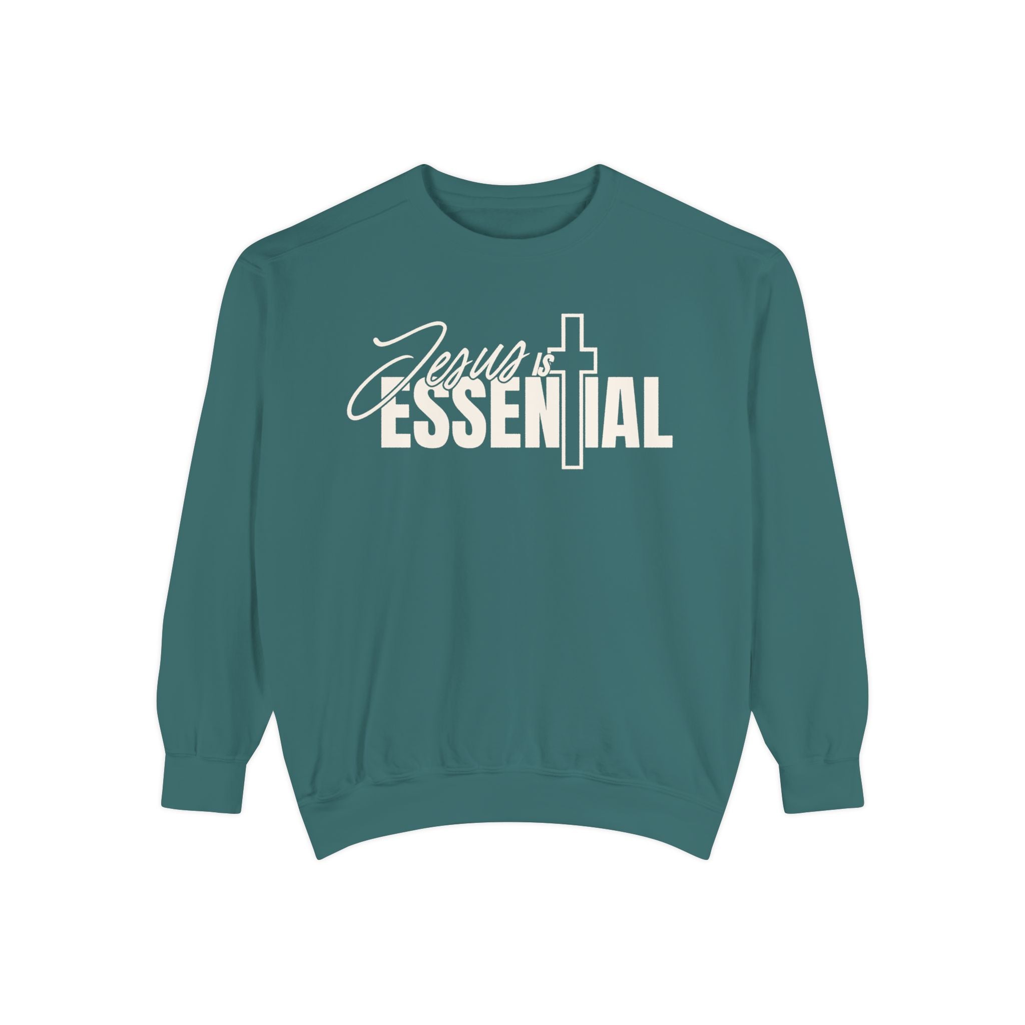 Jesus Is Essential Crewneck Unisex Sweatshirt