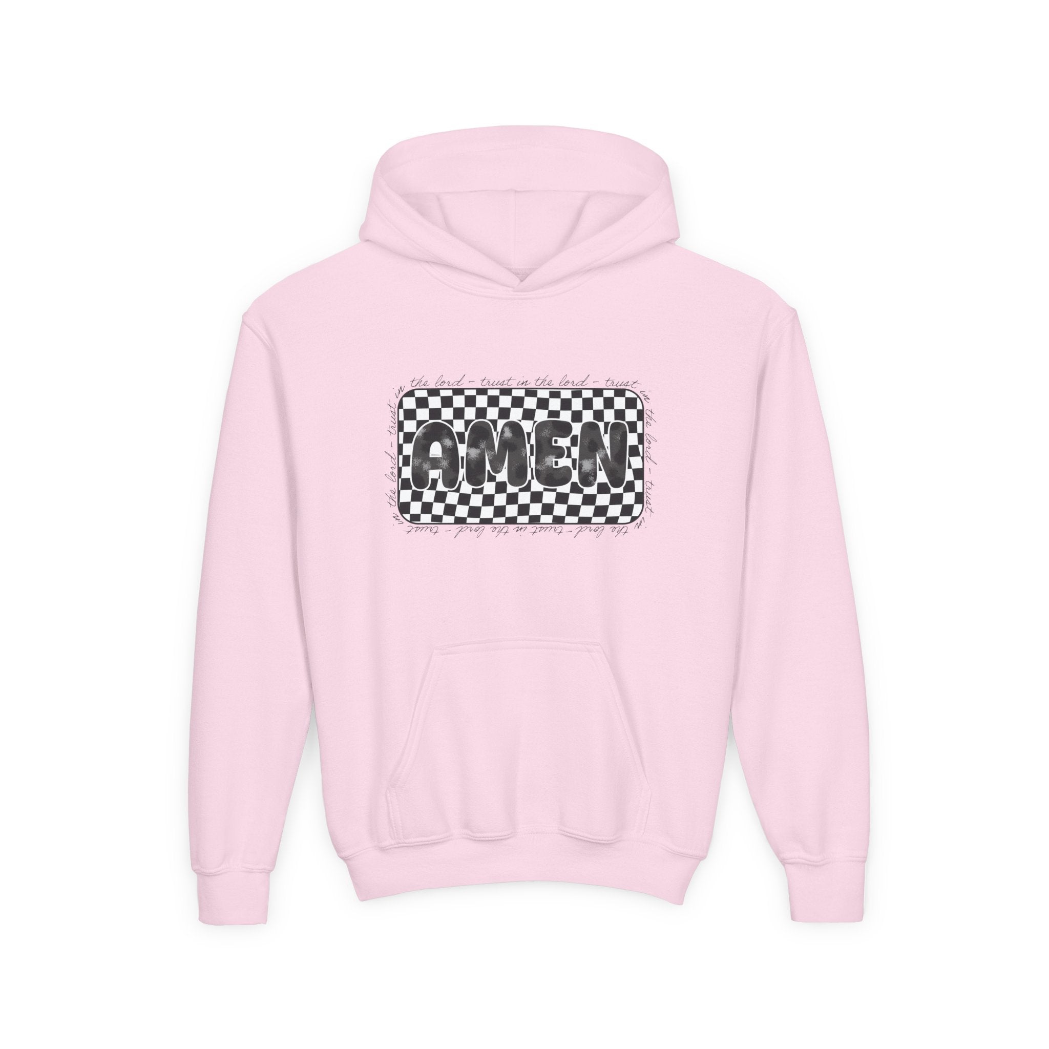 Amen Checker Youth Hoodie