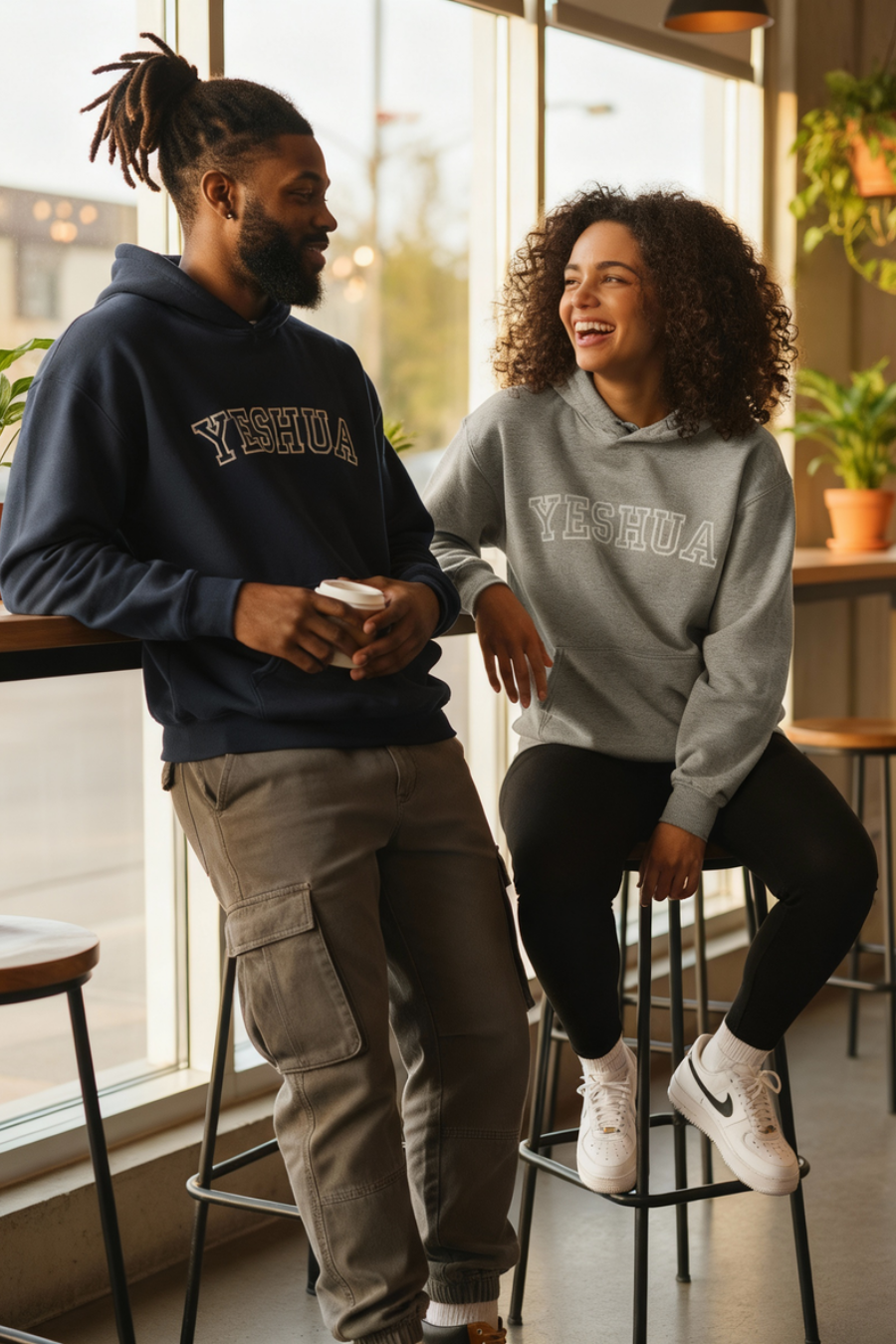 YESHUA Classic Embroidered Hoodie