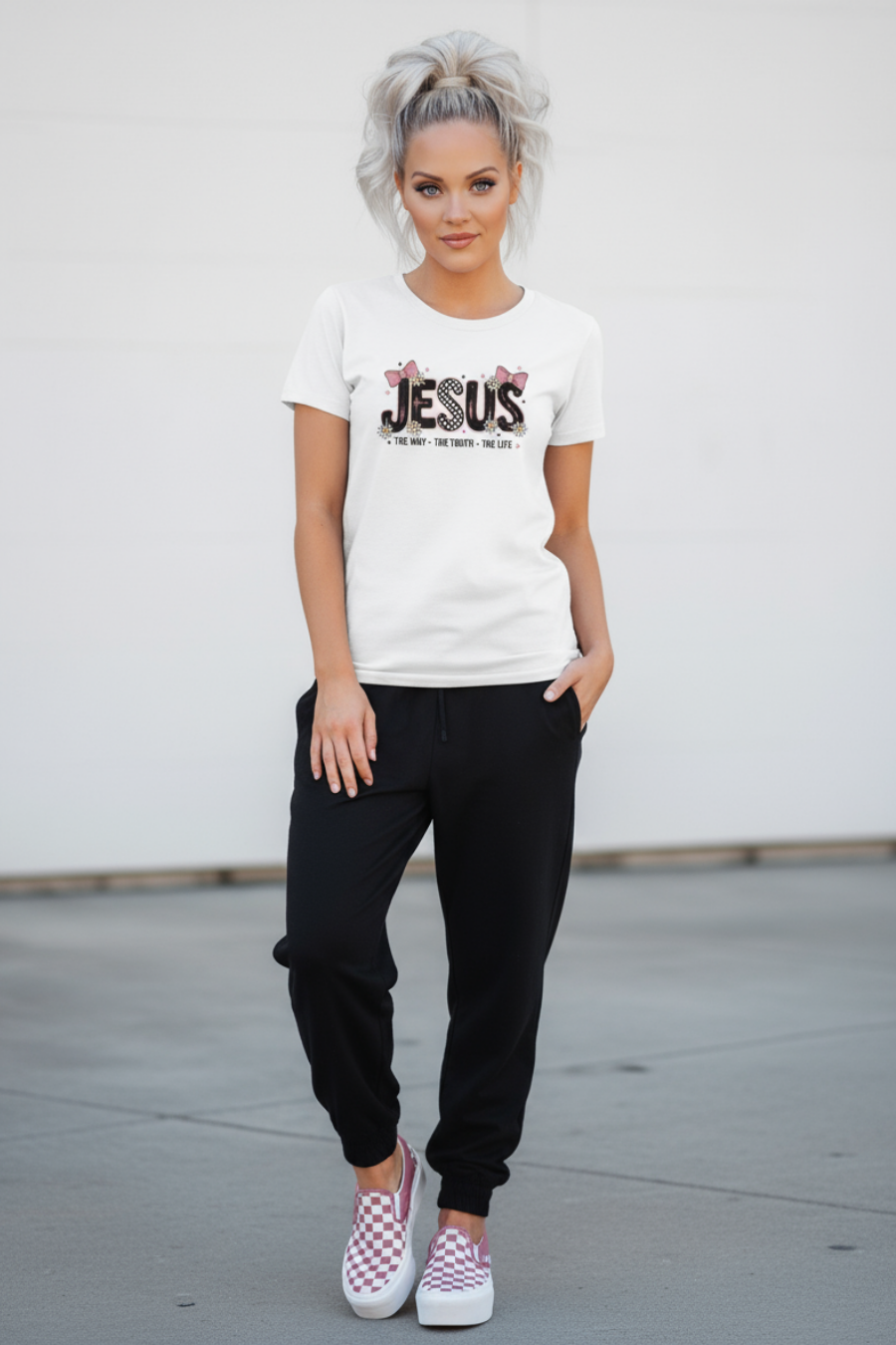 Jesus The Way The Truth The Life Graphic Tee