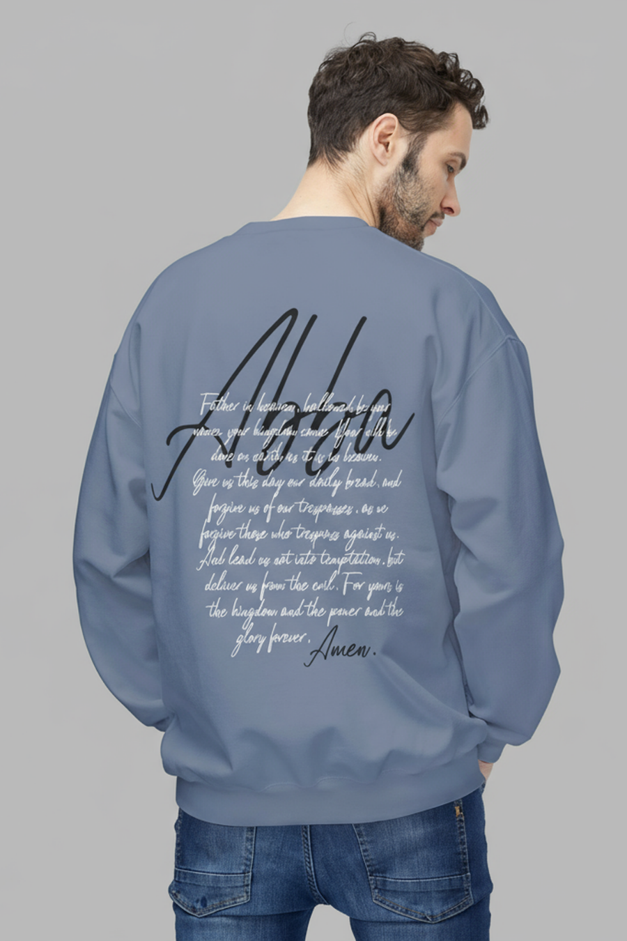 Matthew x Abba Sweatshirt | Christian Crewneck | The Lord’s Prayer Design