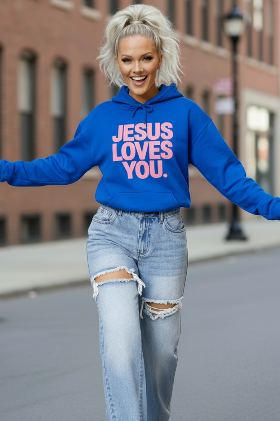 JESUS LOVES YOU. Heavy Blend™ Hoodie