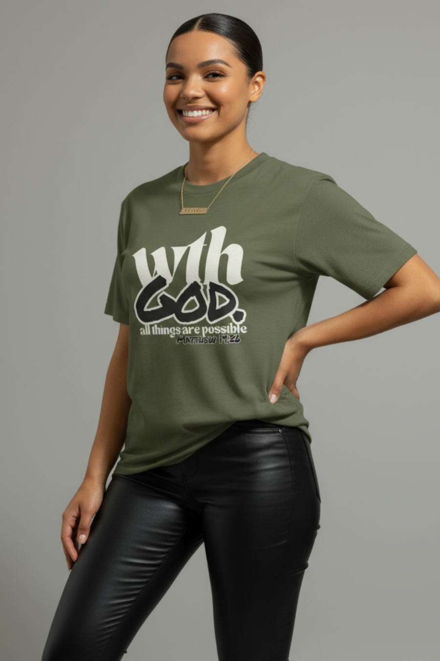 With God All Things Are Possible Tee