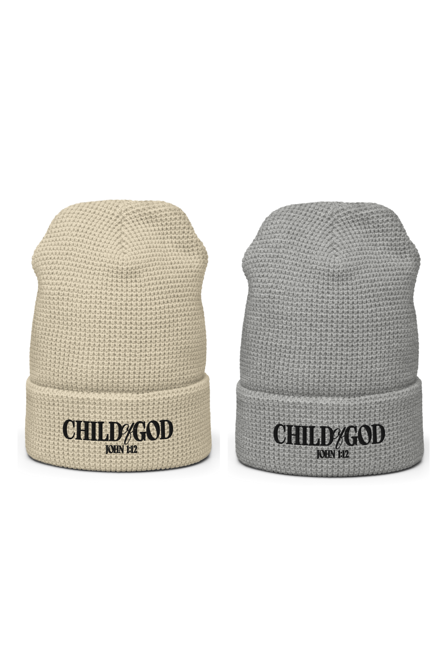 Child of God  Embroidered Waffle beanie
