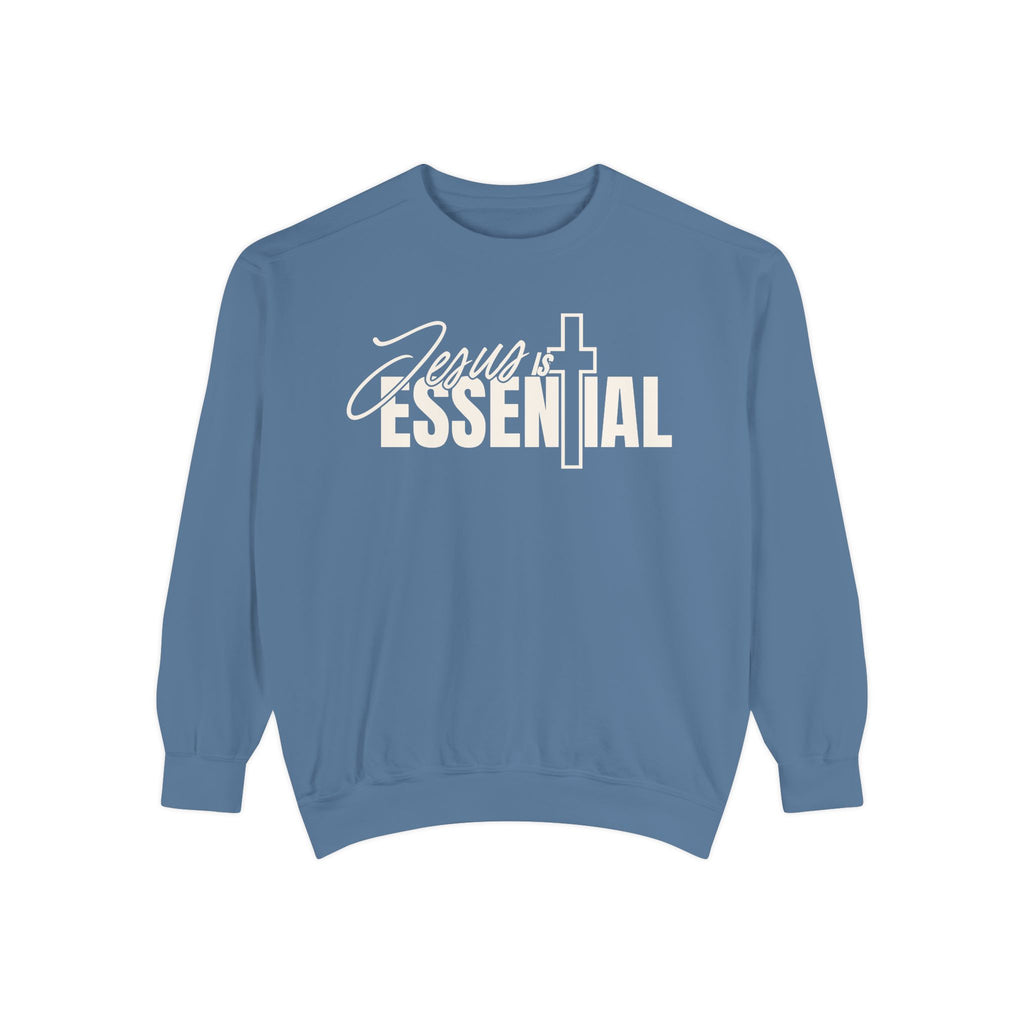 Jesus Is Essential Crewneck Unisex Sweatshirt