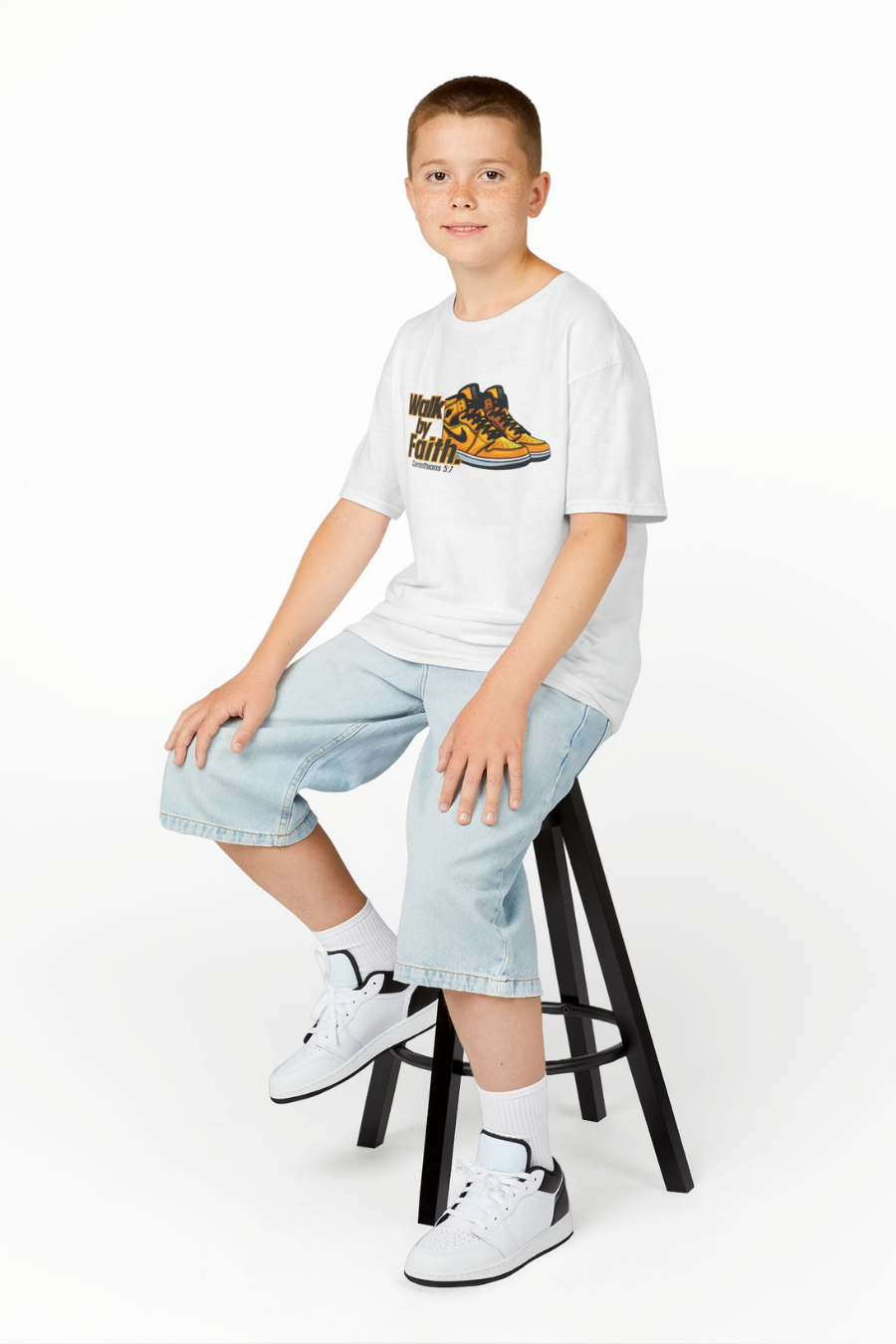 Walk By Faith Sneaker Tee